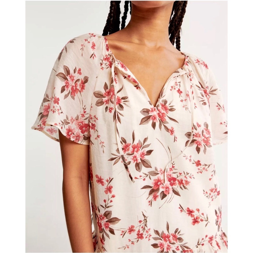 Abercrombie & Fitch Floaty Trapeze Mini Dress Siz… - image 2